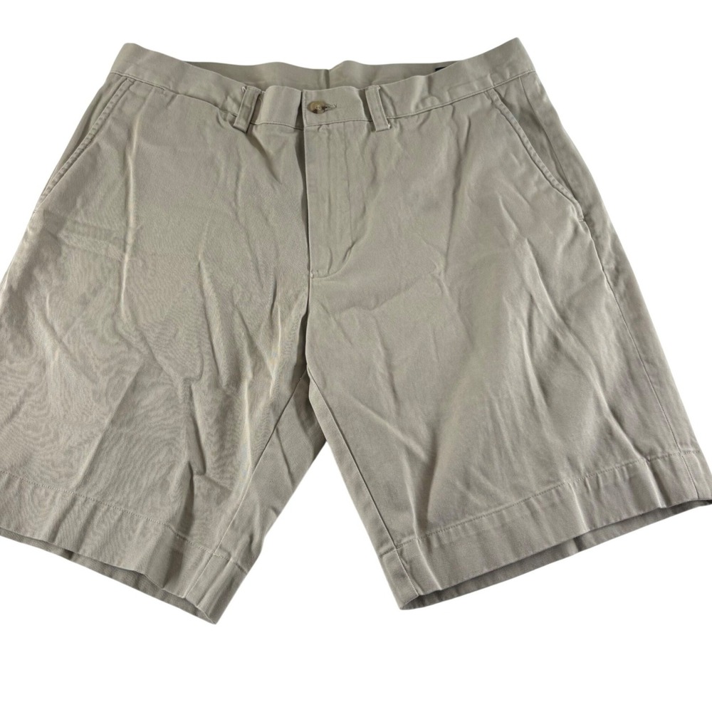 Polo‎ Ralph Lauren Mens 34 Classic Fit 9 Inch Inseam Khaki Cotton Chino Shorts